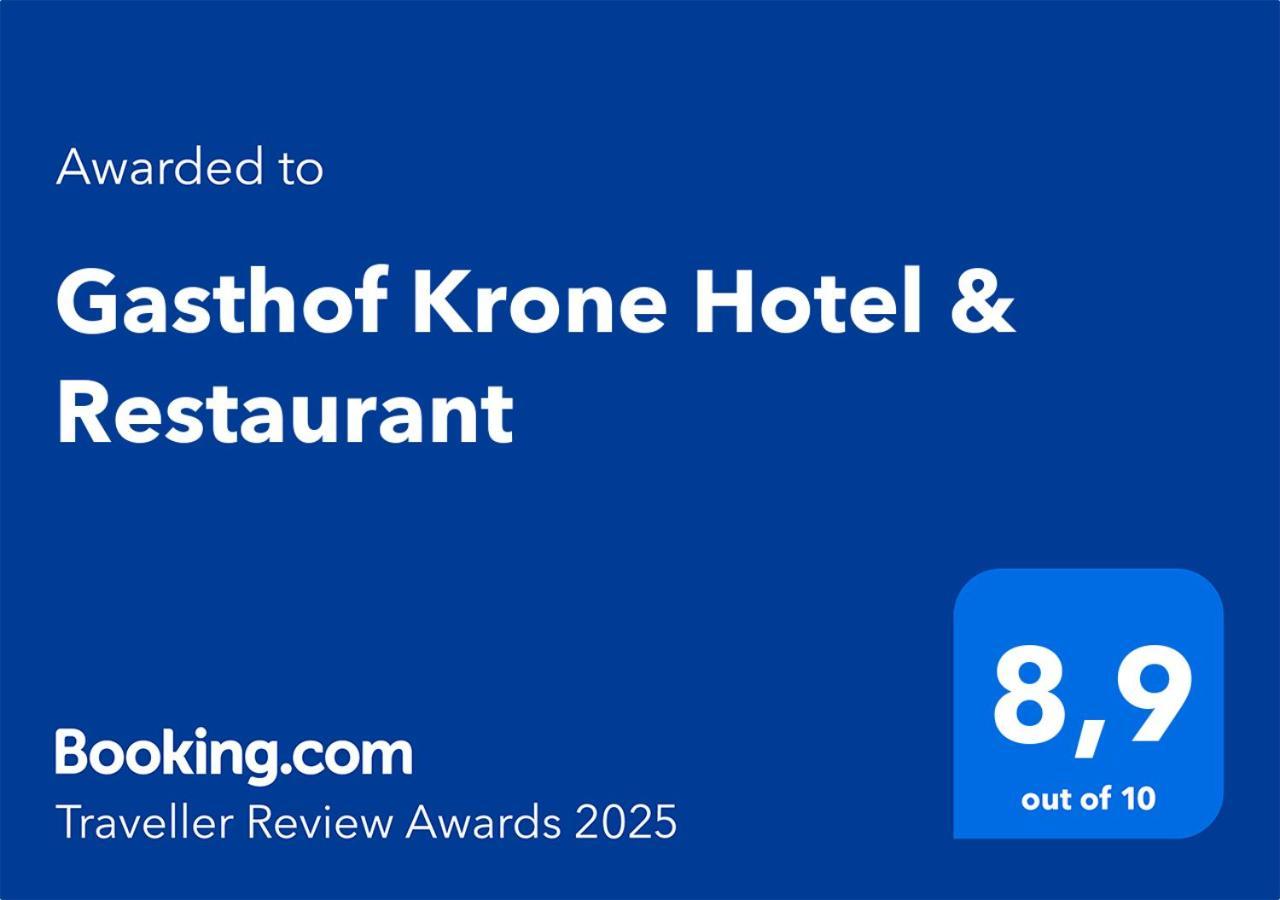 Gasthof Krone Hotel&Restaurant FDH Exterior foto